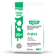 維愛(ài)佳（viplus）高鈣奶粉袋裝青少年成年人男女士中老年全家型 澳大利亞原裝進(jìn)口 脫脂 1000克*1袋【澳洲天然牧場(chǎng)奶源】