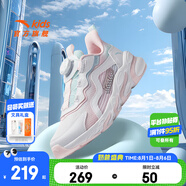 安踏兒童運(yùn)動(dòng)鞋男女童跑步鞋夏秋網(wǎng)面透氣旋鈕扣犟彈科技學(xué)生赤焰跑鞋 【女秋款】白/珍珠粉/藍(lán)5523J-3 37