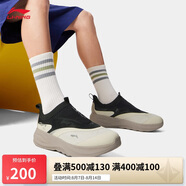 李寧SOFT GO 2一腳蹬休閑鞋男鞋25夏季透氣清涼減震運動鞋AGLV005