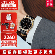 西鐵城（CITIZEN） 西鐵城男表自動(dòng)機(jī)械表NH8350-雙歷機(jī)械商務(wù)男士腕表禮物送男友 NJ0133-12E 黑盤(pán)皮帶