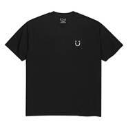 Polar Skate Co Happy Sad Tee 創(chuàng)意笑臉哭臉運動T恤男女情侶短袖 黑色笑臉 XL