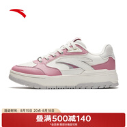 安踏（ANTA）982丨王一博同款板鞋女秋冬季厚底運(yùn)動(dòng)休閑鞋商場(chǎng)同 藕粉/象牙白-8 36
