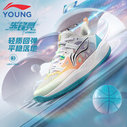 李寧童鞋兒童籃球鞋男大童先鋒靈4PRIMARY網(wǎng)面透氣減震耐磨實(shí)戰(zhàn)運(yùn)動(dòng)鞋