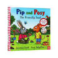 英文原版 Pip and Posy波西和皮普全套10冊小小聰明豆 名家繪本Axel Scheffler與咕嚕牛繪者兒童啟蒙The Snowy Day【送音頻】 波西和皮普：友好的蝸牛