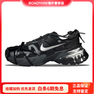 耐克（NIKE）定制球鞋 V2KRun簡約百搭男女y2k跑鞋低幫休閑跑步鞋女款銀黑色 銀黑色 35.5