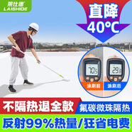 萊仕德屋頂防水隔熱涂料耐高溫防曬隔熱漆樓房頂彩鋼瓦鐵皮反射降溫材料 納米隔熱降溫涂料【 40斤 】約80平