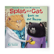 英文原版繪本 啪嗒貓系列：去看醫(yī)生Splat the Cat Goes to the Doctor 啟蒙繪本 兒童故事書圖畫書 親子共讀