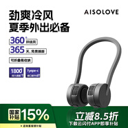 SOLOVE素樂質(zhì)造F7掛脖風(fēng)扇頭戴式便攜可折疊懶人頸掛式無(wú)葉USB小風(fēng)扇夏季戶外運(yùn)動(dòng)隨身迷你電風(fēng)扇 黑色