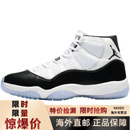 耐克（NIKE）AirJrdan11AJ11康扣黑白高幫籃球鞋18年 378037-100男 39