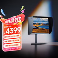 明基（BenQ）SW242Q 24.1英寸2K 16:10 Type-C90W供電硬件校色專業(yè)攝影修圖視頻后期顯示器