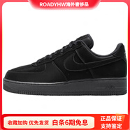 耐克（NIKE）AirForce1LOW舒適時(shí)尚防滑耐磨低幫板鞋男女同款黑色 黑色 37.5