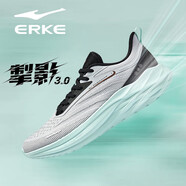 鴻星爾克（ERKE）2025夏季新款掣影3男跑鞋透氣舒適軟底運動鞋網(wǎng)面防滑輕便跑步鞋 月石灰/正黑 44 【官方正品】