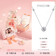 范琦星點(diǎn)項鏈女銀鎖骨鏈生日女友紀念日禮物高級感女士送閨蜜送朋友 生日禮盒(聯(lián)系客服付費打印照片)
