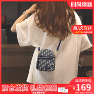 viney手機包包女包斜挎包迷你帆布包腰包生日七夕情人節(jié)禮物送女友老婆 【寶藍色】實用高級感品牌輕奢小包 洋氣百搭小眾休閑高端單肩包