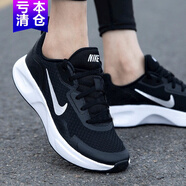 耐克（NIKE）跑步鞋女鞋2025新款夏季運(yùn)動鞋休閑鞋網(wǎng)面透氣輕便減震慢跑鞋 CJ1677-001黑色白 39