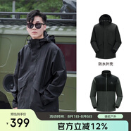 駱駝戶外沖鋒衣經(jīng)典ICON三合一抓絨內(nèi)膽登山服 7A12263742 幻影黑 S