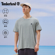 添柏嵐（Timberland）T恤男戶(hù)外時(shí)尚舒適柔軟透氣休閑圓領(lǐng)上衣A6DKU 灰色 L