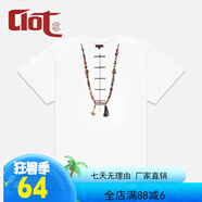 CLOT夏季新款潮牌陳冠希CLOT聯(lián)名國風(fēng)天珠印花短袖t恤男女圓領(lǐng)寬松潮t 天珠紐扣-白色 3XL