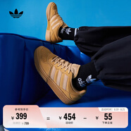 adidas「面包鞋」COURTIC經(jīng)典運動板鞋男女阿迪達斯官方三葉草 芥末黃   41