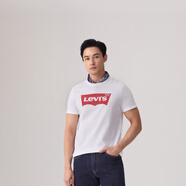 李維斯（Levi's）25年春季男士時尚休閑潮流短袖T恤002A0-0000 白色 L