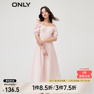 ONLY氣質(zhì)收腰顯瘦中長裙法式茶歇連衣裙女|123207117 A20 花香POTPOURRI 160/80A/S