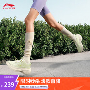 李寧凌波丨休閑慢跑鞋女鞋25夏季新款時尚透氣舒適輕盈簡約回彈運動鞋 【凌波】淡果綠(018款)-3 36