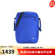 始祖鳥（ARC'TERYX）單肩斜挎包heliad 12L logo徽標(biāo)多功能純色尼龍手提包男女同款 藍(lán)色 約37*17*44cm