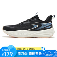 361°女鞋運(yùn)動(dòng)鞋2025夏季網(wǎng)面透氣跑步鞋健身訓(xùn)練鞋子輕便回彈跑鞋女 曜石黑/仿古灰藍(lán) 39