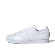 阿迪達斯 （adidas）三葉草Superstar阿迪金標小白鞋黑白男女板鞋C77124/EG4958 白色EG4960 42.5