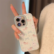 適用蘋果iphone16/17ProMax手機殼透明硅膠女生高顏值創(chuàng)意防摔套 郁金香狗狗 iPhone 16 Pro