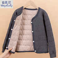 迪弟.尼  HEYDIDY品牌兒童內(nèi)膽棉衣男童女童內(nèi)穿棉服中大童校服神器寶寶保暖小棉襖 深灰 170 適合150-160cm