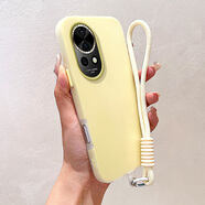 屹川（YICHUAN）適用華為nova13/pro手機殼 全包硅膠防摔新款簡(jiǎn)約高級感純色二合一果凍殼保護套女款  【黃色】二合一果凍殼-可夾照片-贈保護膜+掛繩 華為nova13