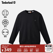 添柏嵐（Timberland）官方男款衛(wèi)衣春戶外加絨圓領(lǐng)套頭舒適保暖|A5SF8 A5SF8X65/黑色 S