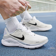 耐克（NIKE）男鞋2025新款夏季運(yùn)動(dòng)鞋Structure 26緩震耐磨跑鞋透氣支撐跑步鞋 灰白黑勾-100 44