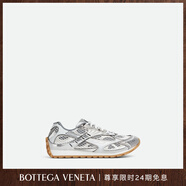 BOTTEGA VENETA[禮物]葆蝶家男女同款ORBIT運(yùn)動(dòng)鞋bv鞋 銀色-白色-光纖白-男款 41