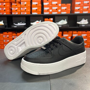 耐克（NIKE）板鞋女鞋夏季新款運(yùn)動(dòng)鞋AF1空軍一號(hào)厚底增高休閑鞋AR5339-002 AR5339-002黑色 35.5