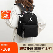 Jordan男女喬丹 聚酯纖維 書(shū)包背包 經(jīng)典大Logo雙肩包DV5304-010黑 均碼