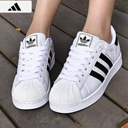 阿迪達斯（adidas）三葉草男鞋女鞋情侶鞋 2025夏季新款運動鞋輕便透氣潮流休閑板鞋 白色/三葉草貝殼頭/新到貨 36 (220mm)