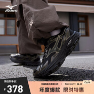 美津濃（MIZUNO）男女跑步運動(dòng)鞋 緩震透氣 網(wǎng)面拼接 反光標識 RACER S