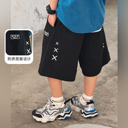 禎有范童裝男童運動(dòng)短褲男孩夏季薄款清涼2025新款兒童五分褲中大童褲子