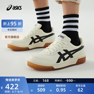 亞瑟士ASICS男鞋女鞋運(yùn)動(dòng)休閑鞋復(fù)古籃球鞋百搭板鞋 COURT MZ 米白色/黑色 38