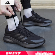 阿迪達斯 （adidas）男鞋跑步鞋 25夏季新款緩震輕便運動鞋網(wǎng)面透氣低幫休閑鞋子 黑武士/輕便透氣/新到貨 42 （內長260mm）