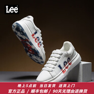 Lee/Modern 男鞋時尚情侶鞋百搭款厚底板鞋低幫休閑鞋韓版潮流鞋子男 白色 L234UB377 42 【偏大/請拍小一碼】