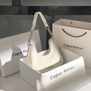 CALVIN KLEIN PERFORMANCE CK女包小ck女神包包女腋窩袋2025新利基背包時尚多功能煉肩斜挎包 奶白色