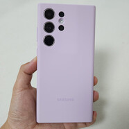 三星（SAMSUNG）適用三星S23ultra硅膠殼原裝定制款黑色三星GalaxyS23Ultra手機(jī)殼 單殼淡雅紫 原廠硅膠殼 三星GalaxyS23Ultra