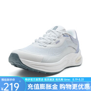 特步（XTEP）門(mén)店同款元氣2.0休閑鞋女2025夏季新款透氣耐磨舒適慢跑運動(dòng)鞋女 經(jīng)典白/淺暮藍 37