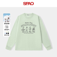 SPAO韓國同款簡約休閑打底衫男女同款純棉舒適長袖t恤女SPCX25ST02LD