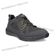 愛步（ECCO）男鞋25夏季網(wǎng)面透氣防水緩震舒適跑步鞋休閑運(yùn)動鞋843064 843064/50869 深灰色 GoreTex專 40