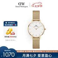 丹尼爾惠靈頓（DanielWellington）DW手表女士歐美表時尚百搭鋼帶石英女表送女友七夕禮物DW00100350