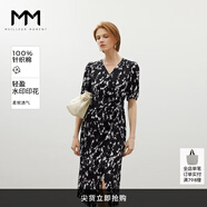 麥檬【多款可選】MM商場同款優(yōu)雅氣質(zhì)連衣裙隨性度假風(fēng) 黑色5F4192261 M